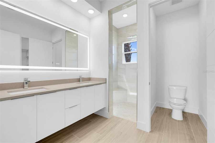 Furnished interior view inside a new home in Hampton Green at Providence, Davenport (Image 11).