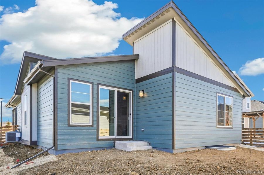 Exterior details and patio area of a home in Legato, Commerce City (Image 4).
