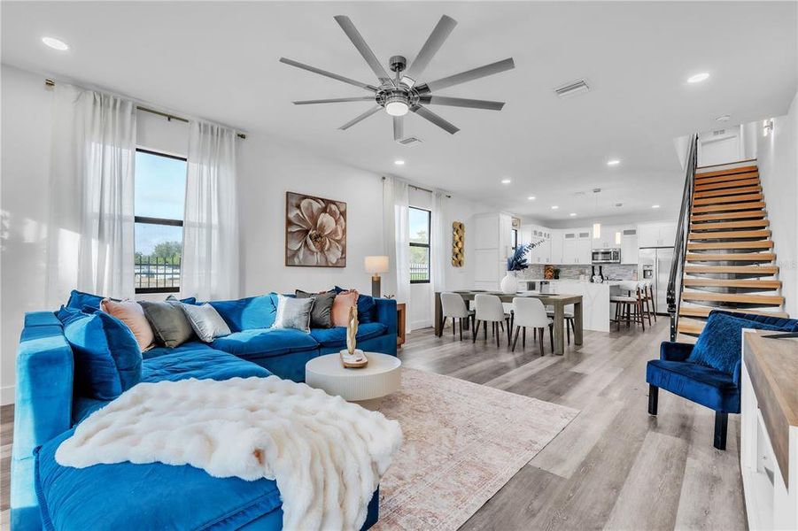 Furnished interior view inside a new home in , Pinellas Park (Image 7).