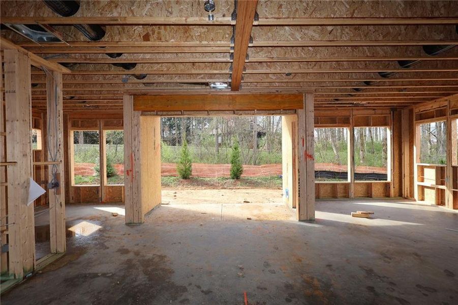 In-progress construction of a new home in Settingdown Farms, Cumming, GA (Image 7).