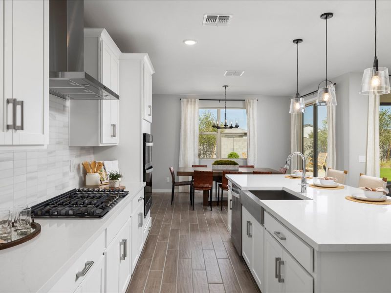 Furnished interior view inside a new home in Paloma Creek - Signature Series, Surprise (Image 7).