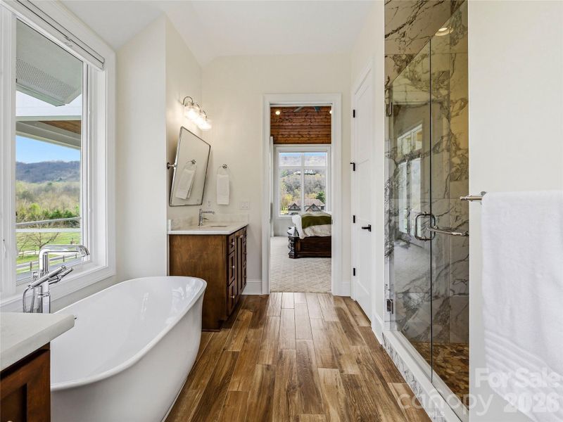 Furnished interior view inside a new home in , Fletcher (Image 18).