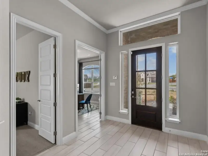 Furnished interior view inside a new home in Ladera, San Antonio (Image 4). Furnished interior view inside a new home in Ladera, San Antonio (Image 4).