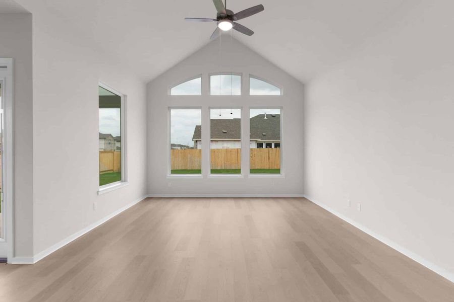 Spacious, unfurnished interior of a new home in Parkside on the River, Georgetown (Image 21). Spacious, unfurnished interior of a new home in Parkside on the River, Georgetown (Image 21).