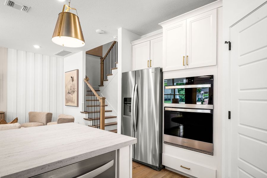 Representative furnished interior of a home built from the Waller by Pulte Homes in Monarch on Main, Round Rock (Image 16). Representative furnished interior of a home built from the Waller by Pulte Homes in Monarch on Main, Round Rock (Image 16).