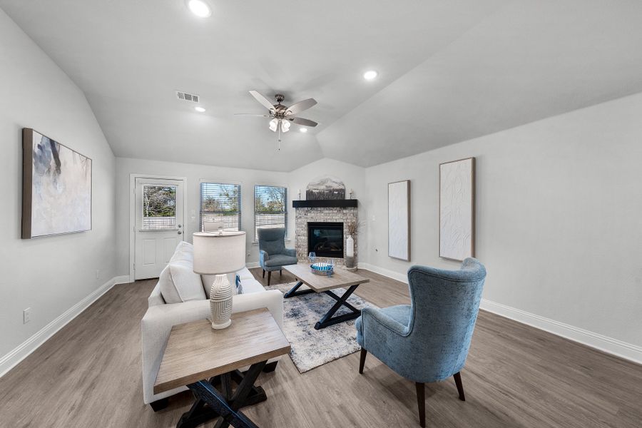 Furnished interior view inside a new home in Fox Landing, Caddo Mills (Image 12).