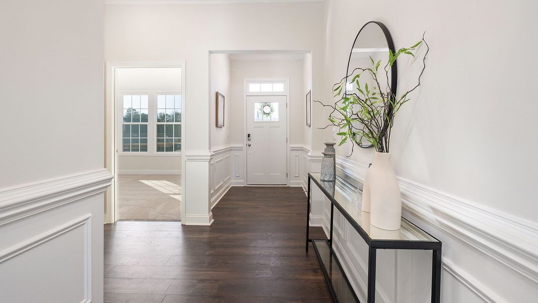 Representative furnished interior of a home built from the Azalea by D.R. Horton in Reserve at Tap Root Farms, Fletcher (Image 4). Representative furnished interior of a home built from the Azalea by D.R. Horton in Reserve at Tap Root Farms, Fletcher (Image 4).