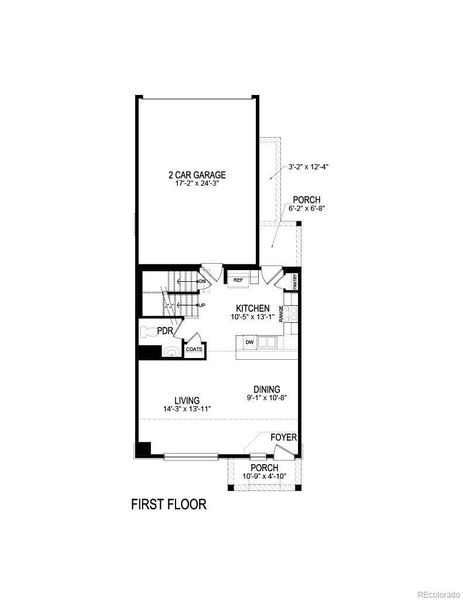 2D floor plan layout of this home in Sky Ranch, Watkins, CO (Image 3). 2D floor plan layout of this home in Sky Ranch, Watkins, CO (Image 3).