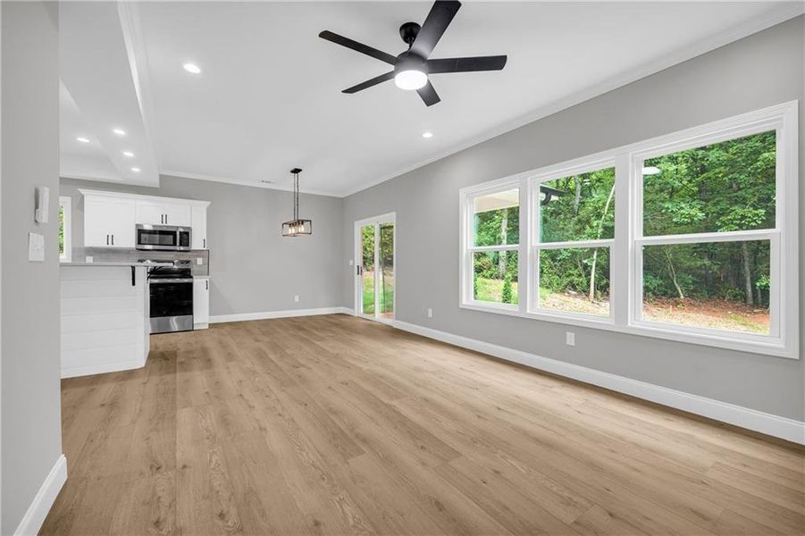 Spacious, unfurnished interior of a new home in , Franklin Springs (Image 32).