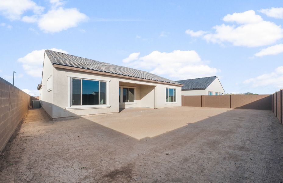 Exterior details and patio area of a home in Soleo, San Tan Valley (Image 3).