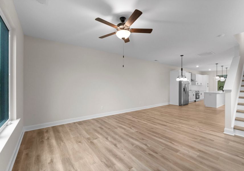 Spacious, unfurnished interior of a new home in Hartford Townhomes, Charlotte (Image 29).