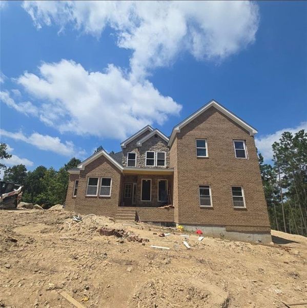In-progress construction of a new home in , South Fulton, GA (Image 8).