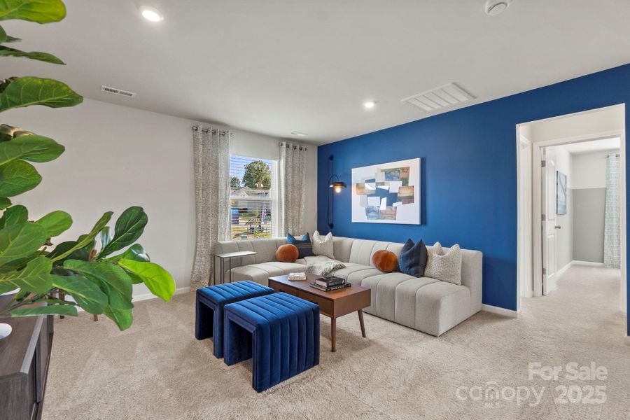 Furnished interior view inside a new home in The Meadows at Asbury Ridge, York (Image 14).