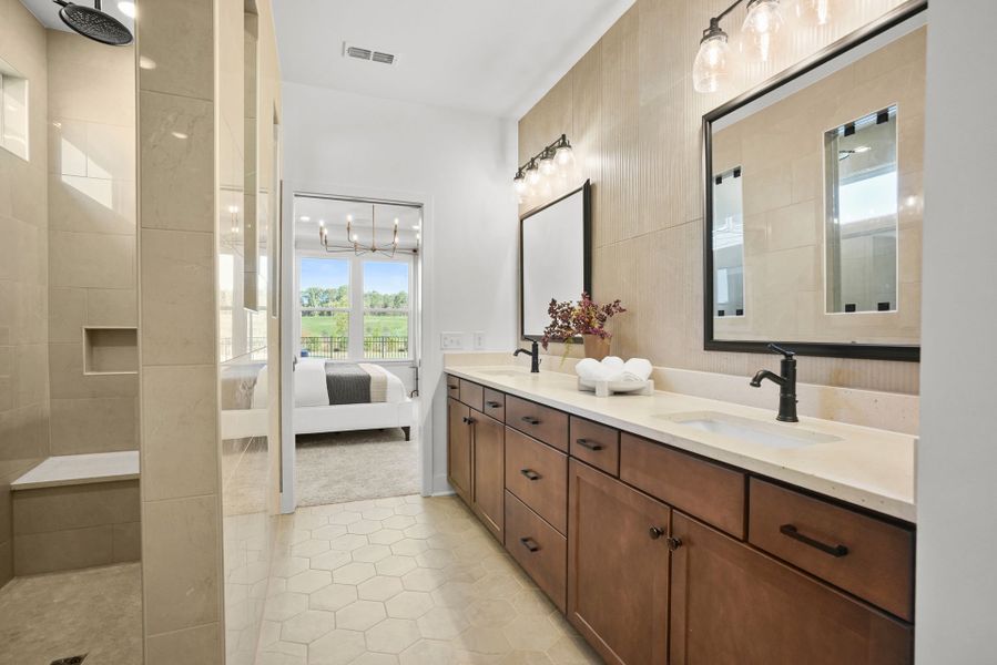 Representative furnished interior of a home built from the Palmary by Del Webb in Del Webb Carolina Ridge, Midland (Image 15).