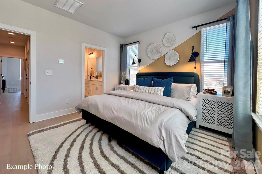 Furnished interior view inside a new home in North End Terraces, Charlotte (Image 4).