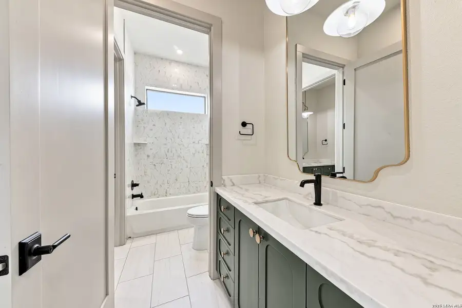 Furnished interior view inside a new home in , New Braunfels (Image 16).