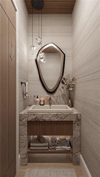 Furnished interior view inside a new home in Lake Sheen Sound, Orlando (Image 21).