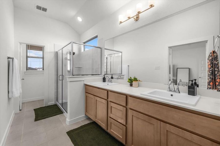 Furnished interior view inside a new home in , Fort Worth (Image 11).