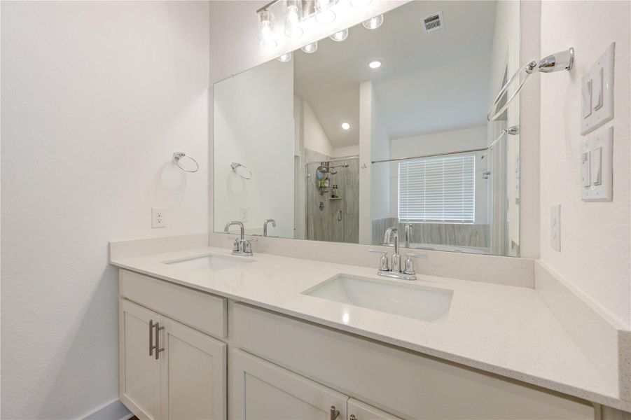 Furnished interior view inside a new home in Marvida, Cypress (Image 28).