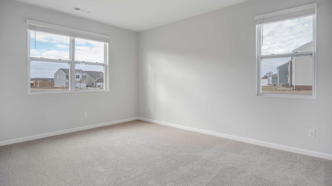 Spacious, unfurnished interior of a new home in The Parks, White House (Image 40). Spacious, unfurnished interior of a new home in The Parks, White House (Image 40).