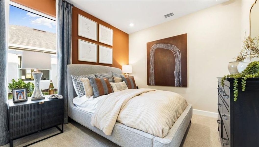 Furnished interior view inside a new home in Esplanade at Westview, Kissimmee (Image 10).