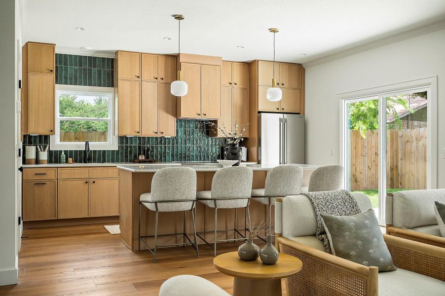 Furnished interior view inside a new home in , Austin (Image 11).