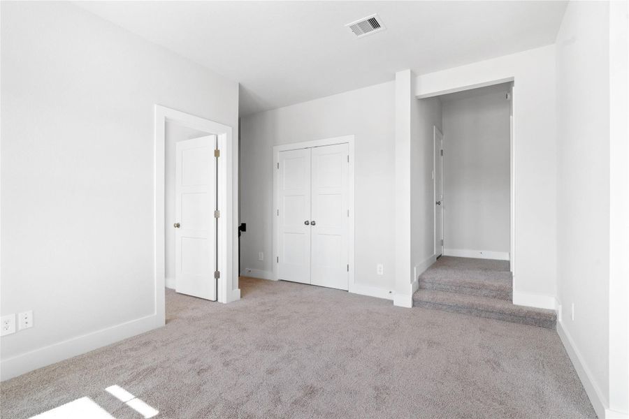 Additional view of the 4th secondary bedroom with walk-in closet.
