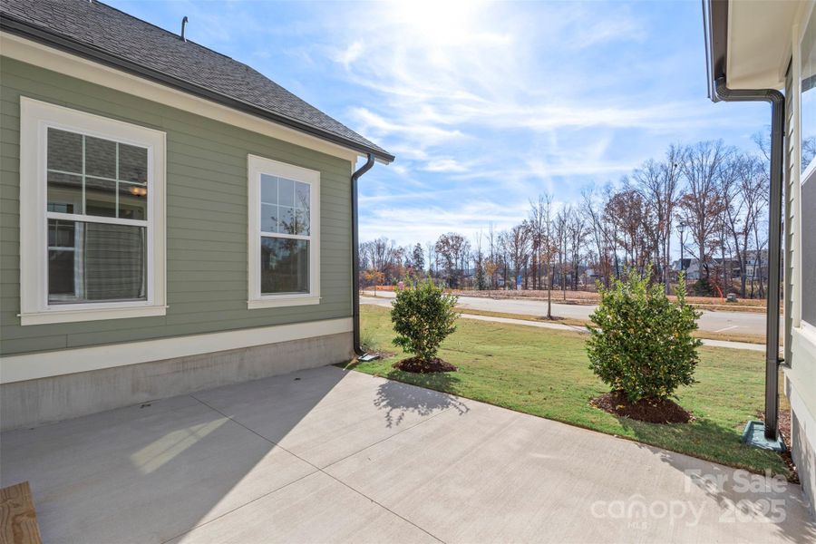 Exterior details and patio area of a home in Riverwalk, Rock Hill (Image 3).