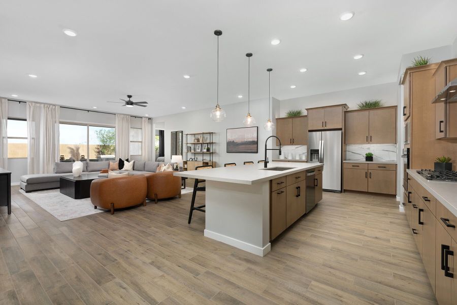 Furnished interior view inside a new home in Miravida, Surprise (Image 8). Furnished interior view inside a new home in Miravida, Surprise (Image 8).