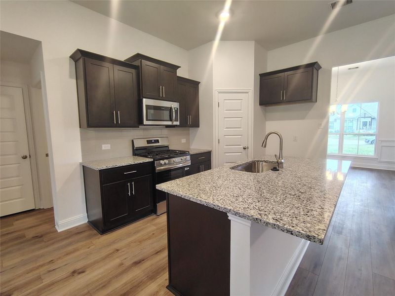 Furnished interior view inside a new home in Greystone, Angleton (Image 9). Furnished interior view inside a new home in Greystone, Angleton (Image 9).
