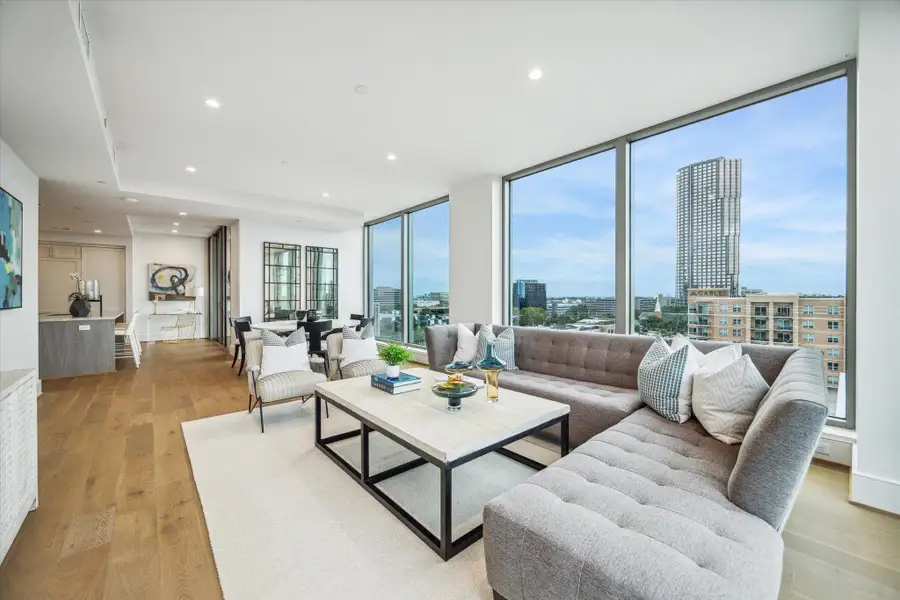 The open-concept layout is perfect for both entertaining and everyday living. Photos are of a similar unit with the same floor plan The open-concept layout is perfect for both entertaining and everyday living. Photos are of a similar unit with the same floor plan