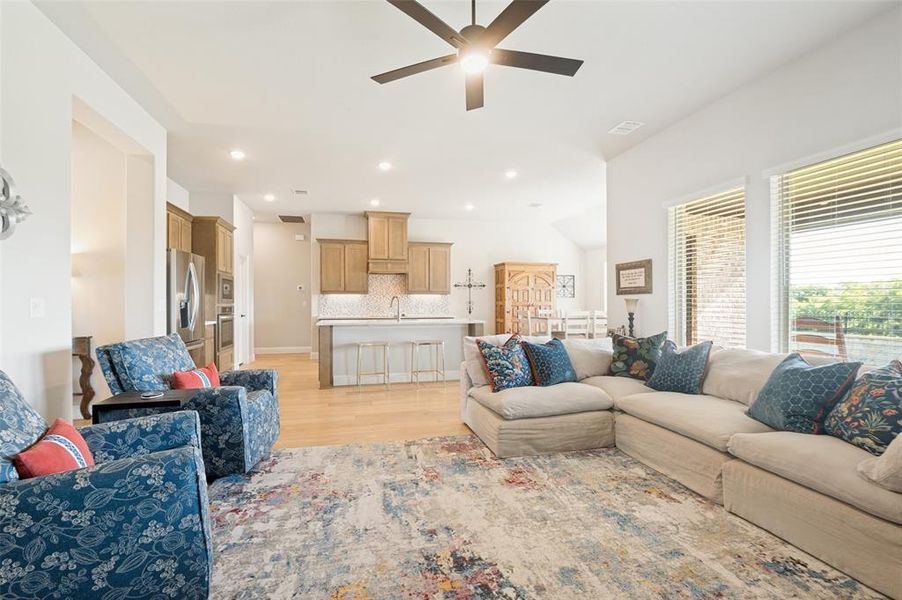 Furnished interior view inside a new home in , Waxahachie (Image 11).