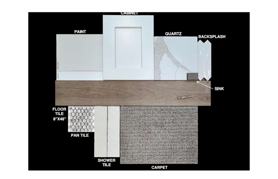 Sample of building materials used in homes in Harvest - Enchantment Series, Queen Creek (Image 3).
