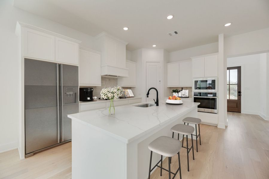 Furnished interior view inside a new home in Cottages of Celina, Celina (Image 14).