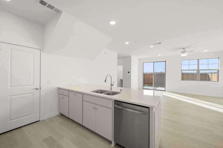 Furnished interior view inside a new home in Wildridge, Oak Point (Image 6).