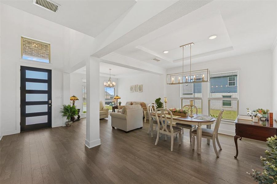 Furnished interior view inside a new home in Broadmoor Estates, Ovilla (Image 15).