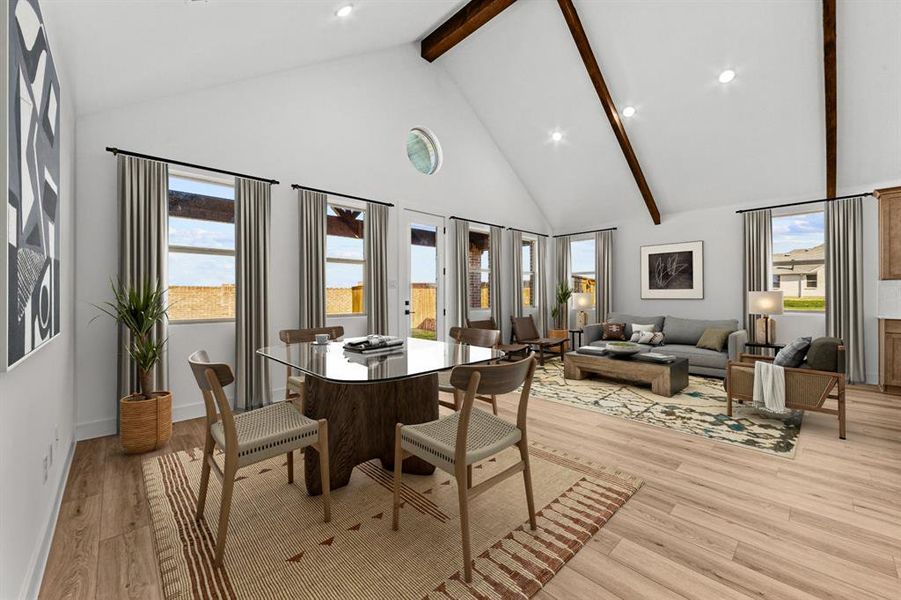 Furnished interior view inside a new home in Creekshaw, Royse City (Image 11). Furnished interior view inside a new home in Creekshaw, Royse City (Image 11).