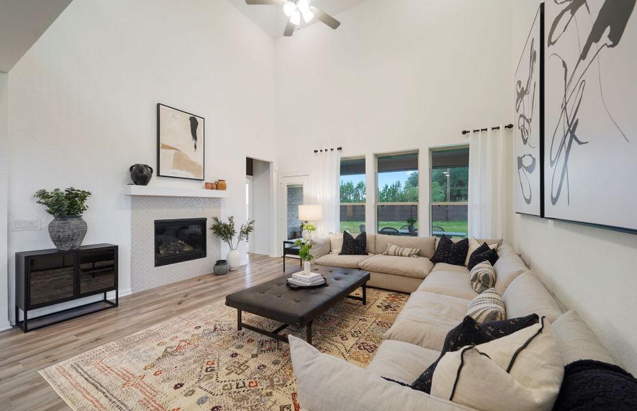 Gathering Room with Fireplace Option Gathering Room with Fireplace Option