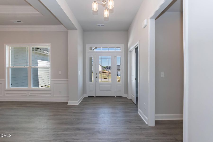 Spacious, unfurnished interior of a new home in Kelly Farms, Lillington (Image 10). Spacious, unfurnished interior of a new home in Kelly Farms, Lillington (Image 10).