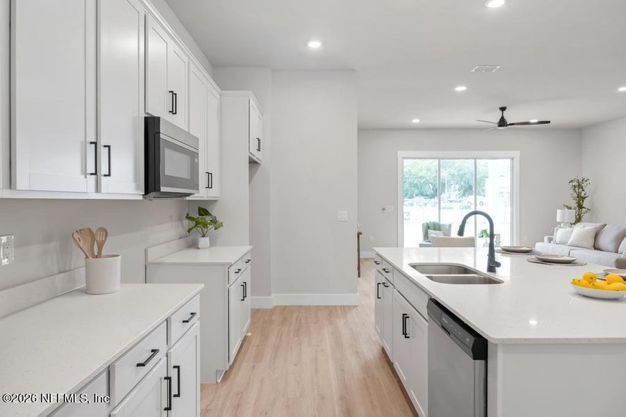Furnished interior view inside a new home in , Jacksonville (Image 10).