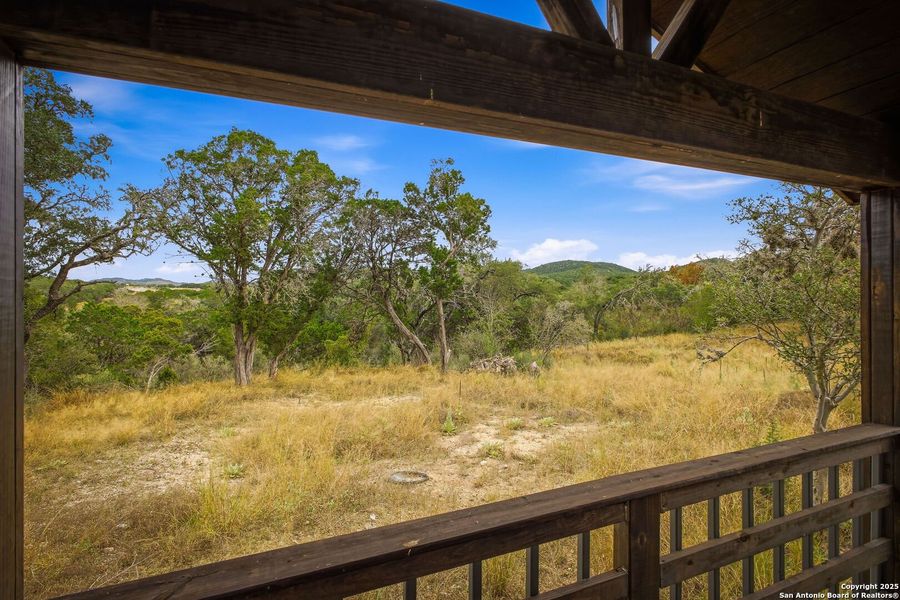 Exterior details and patio area of a home in , Bandera (Image 28).