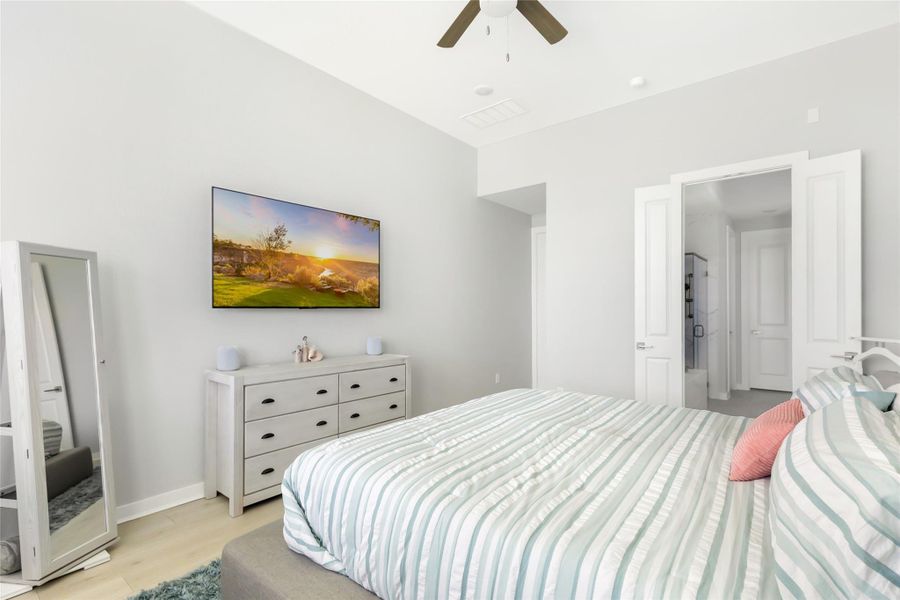 Furnished interior view inside a new home in Grand Central Park, Conroe (Image 33).