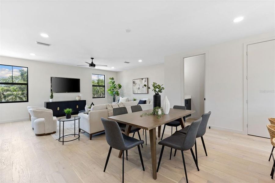 Furnished interior view inside a new home in , St. Petersburg (Image 28).