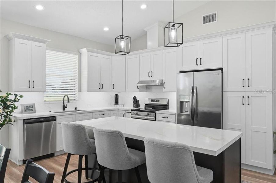 Furnished interior view inside a new home in , Sebring (Image 12).