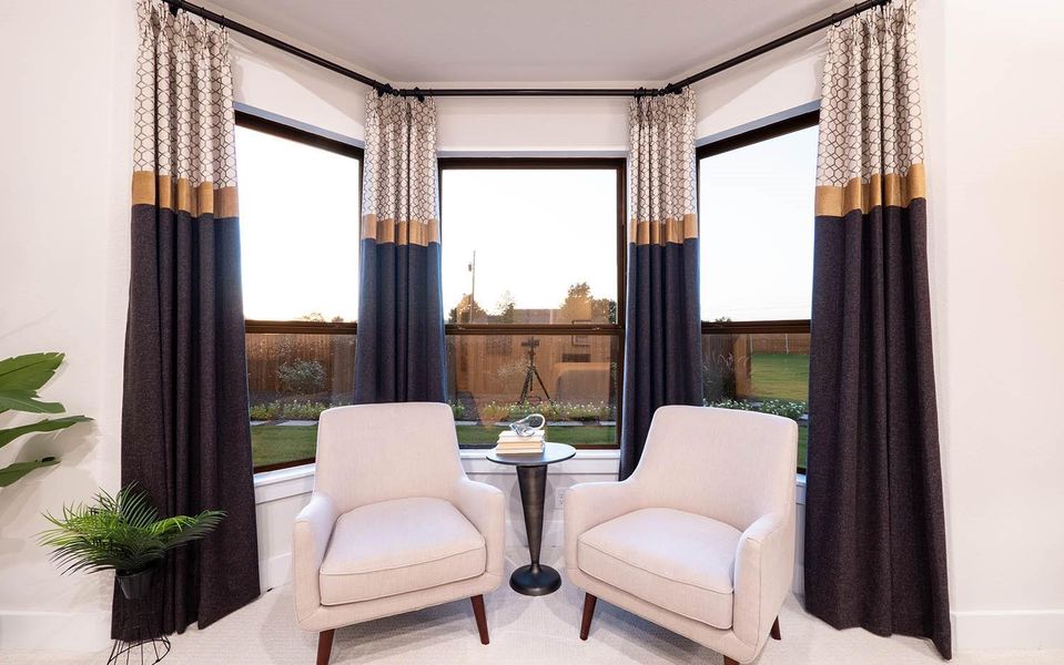 Furnished interior view inside a new home in Marvida, Cypress (Image 10).