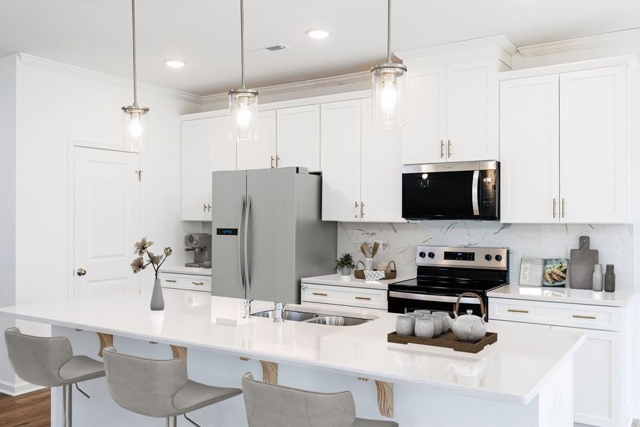 Representative furnished interior of a home built from the Tate by Mattamy Homes in Magnolia Park, Garner (Image 7).