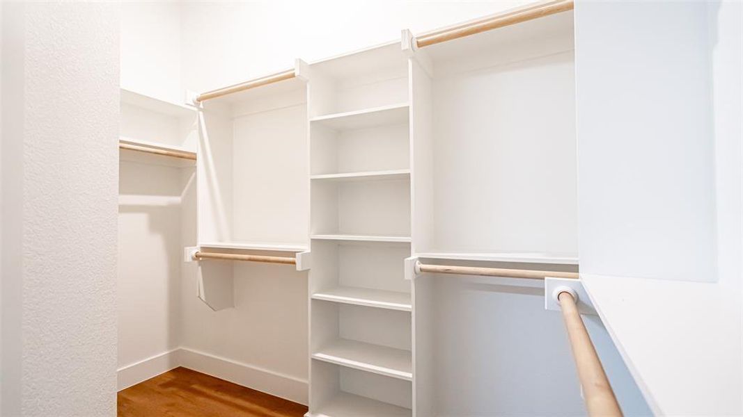 Primary bedroom closet