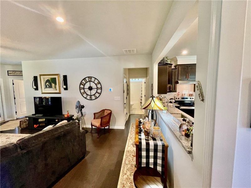 Furnished interior view inside a new home in , Hoschton (Image 39).