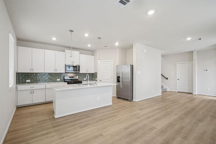 Furnished interior view inside a new home in Pinewood Trails - City Series, Atascocita (Image 7).