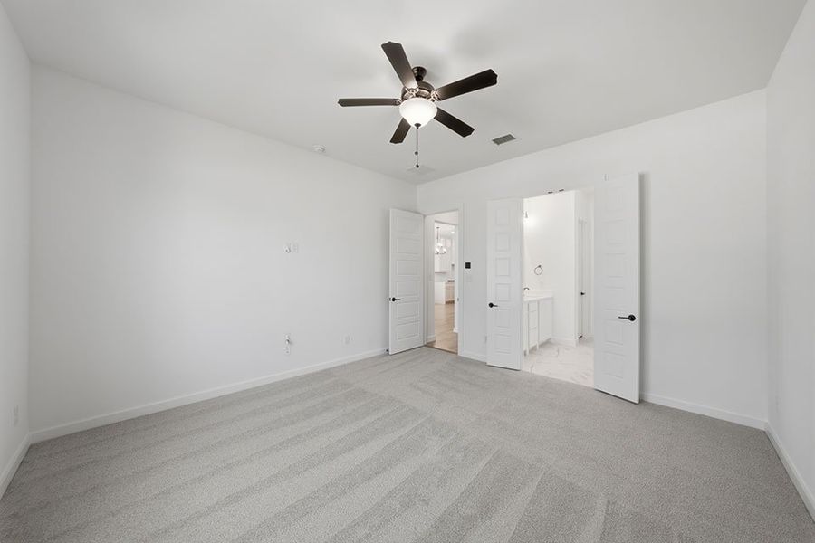 Spacious, unfurnished interior of a new home in Light Farms Brenham - 40' Lots, Celina (Image 29).